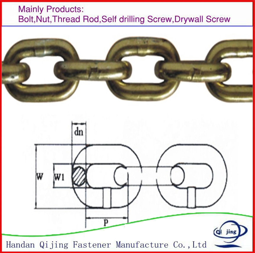 Heavy Duty Electric Galvanized Steel Chain Link Iron Chain