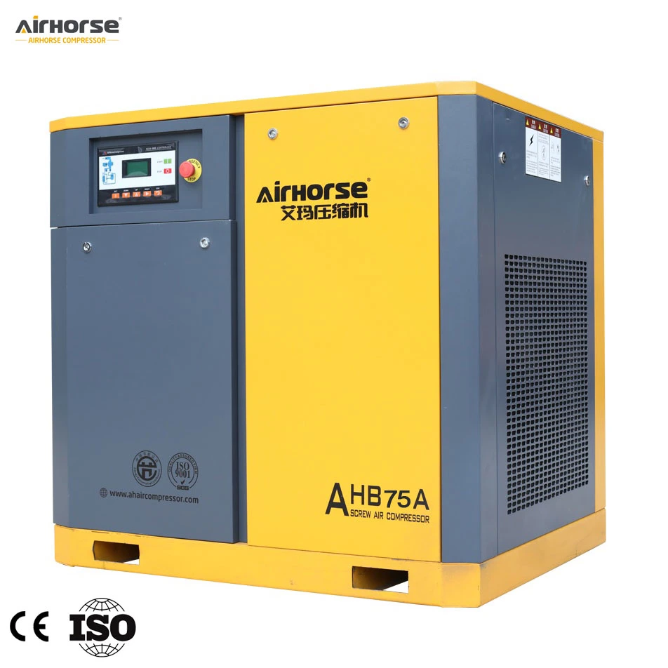 Low Noise and Energy-Saving 55kw 75HP Oilless Industrial Rotary Screw Air Compressor with High Performance