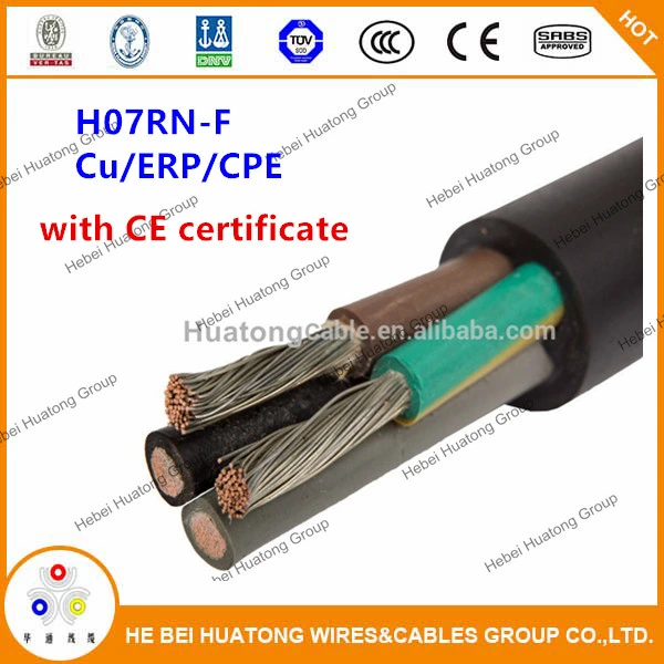 450/750V Rubber Flexible Cable, Flexible Electric Cable and Wire, H03rnf, H05rnf, H07rnf with Ce Certificate