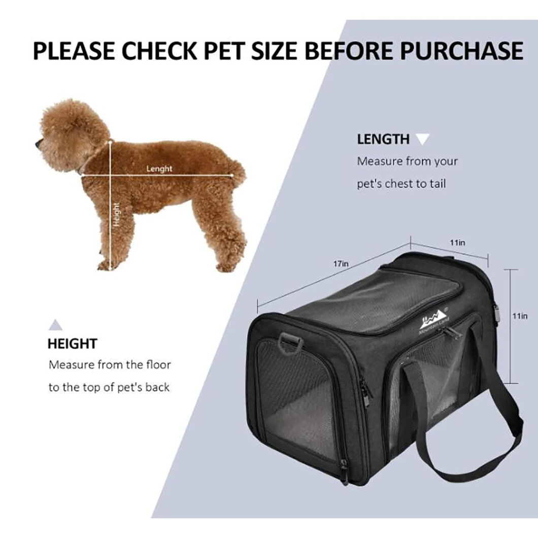 Cat Carriers Dog Carrier Pet Carrier for Small Medium Cats Dogs Airline Approved Small Dog Carrier Soft