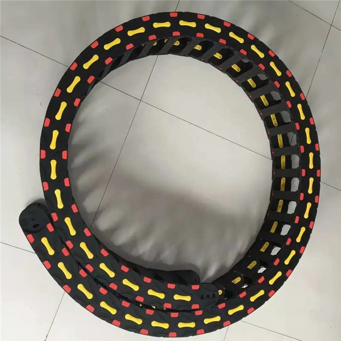 Machine Tool Plastic Towing Chain Nylon Tank Chain Engraving Machine Cable Engineering Mute Protection Chain 2535 45 Series