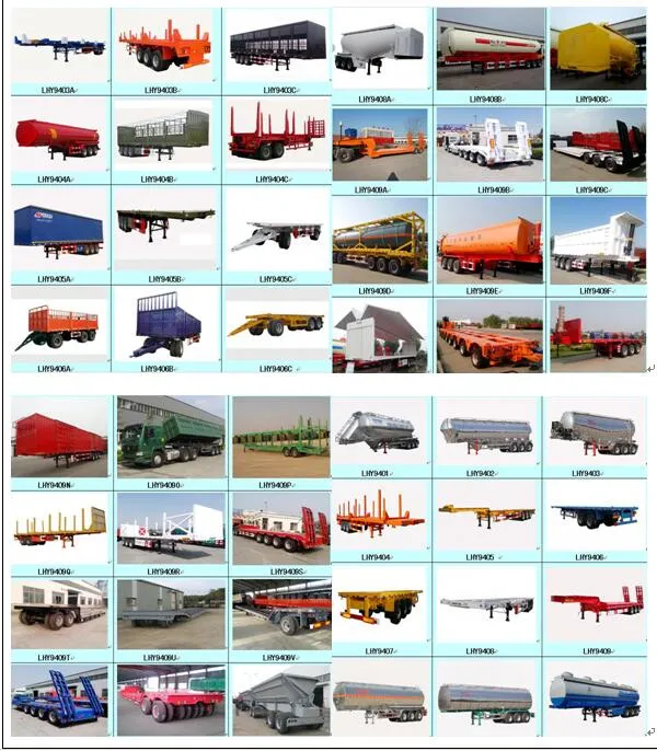 3 Axle Van Body Enclosed Cargo Transport Truck Semi Truck Trailer