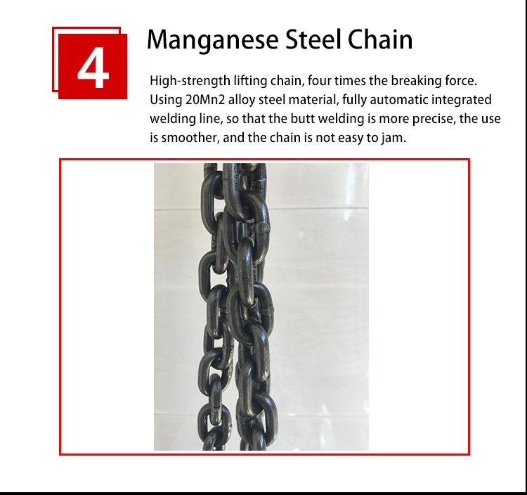 High Quality Hsz Type Chain Hoist Chain Block HS Type 1 Ton