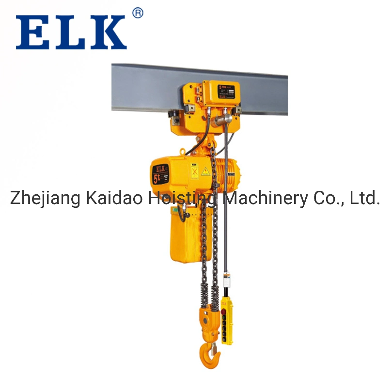 Elk Supply 5ton Electrical Chain Hoist Dual Speed with Clutch