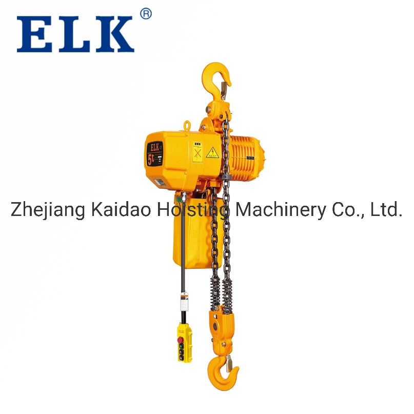 Elk Supply 5ton Electrical Chain Hoist Dual Speed with Clutch