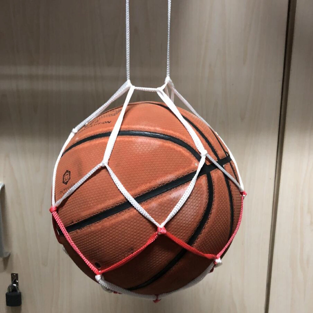 Football Accessories Basketball Nylon Mesh Net Bag Single Ball Carrier for Carrying Baseball Volleyball Soccer Esg12991