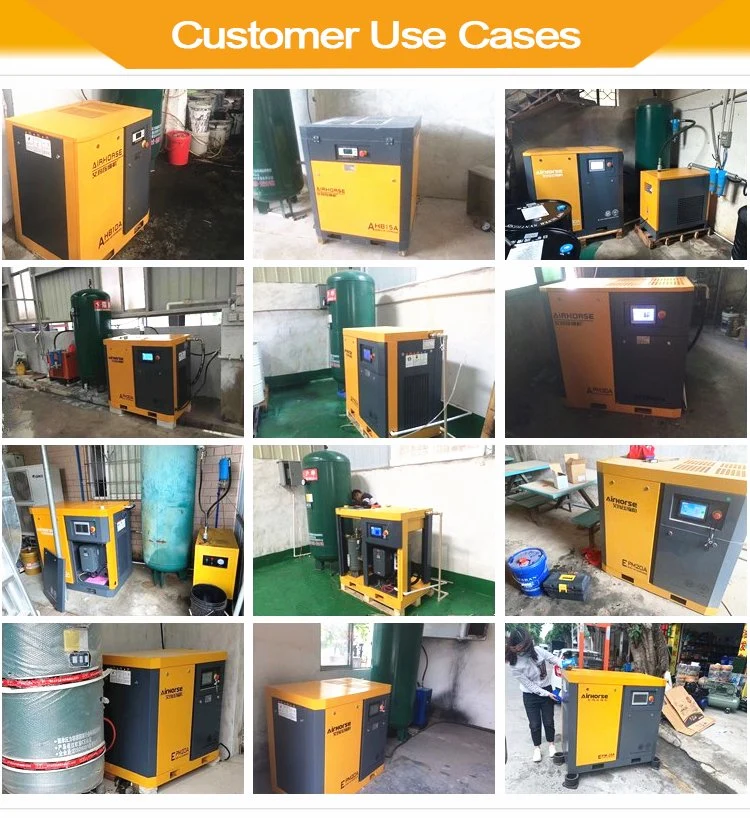 Low Noise and Energy-Saving 55kw 75HP Oilless Industrial Rotary Screw Air Compressor with High Performance