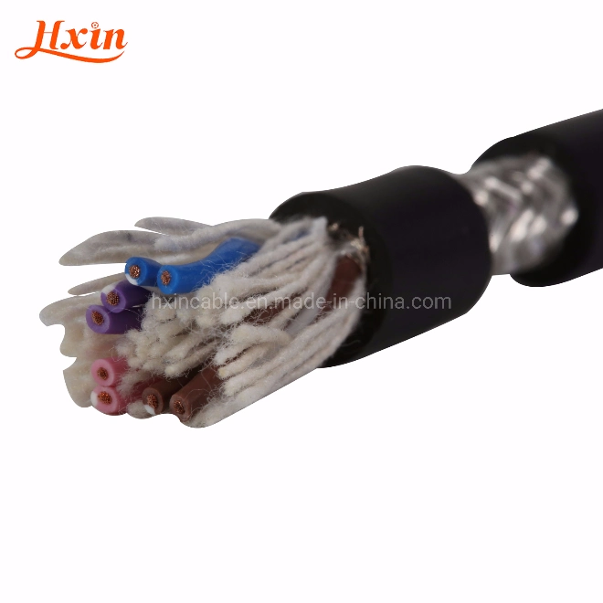 Trvvsp Cores 4*2*0.75 mm2 Petp Foil-Shield Cable Flame Retardant Abrasion Resistant 300/500 V High Flexible Towline Cable