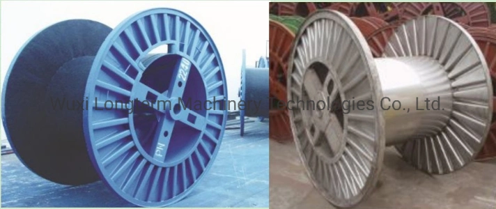 Industrial Steel Cable Reel Corrugated Bobbin, Winding Large Cable Corrugated Steel Reels Bobbin for Stranding Machine#