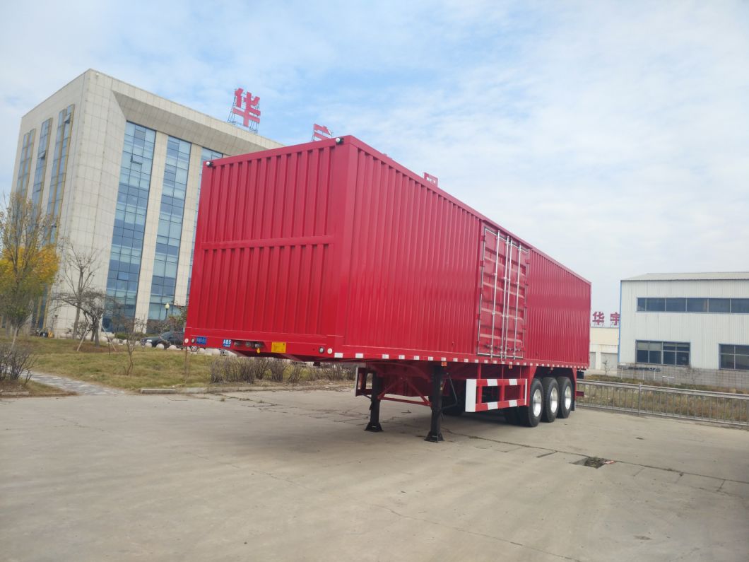 Long Vehicle Top Enclosed Box/Van Body Truck Semi Cargo Trailer
