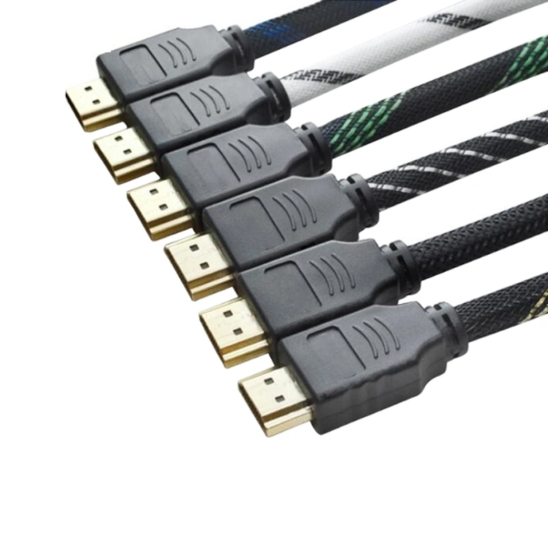 10meter Nylon Braid HD Data Charge Cable with Nylon Braid for HDTV