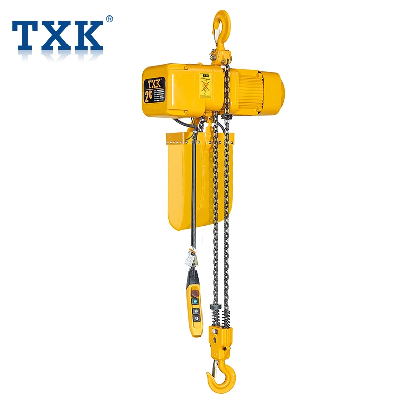Outdoor Chain Hoist 2 Ton Single Speed M Series Electric Chain Hoist with 2 Chain Falls