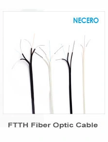 Necero Cable 6 Core Fiber Optic Cable Flexible Cable GJYXFCH Drop Cable