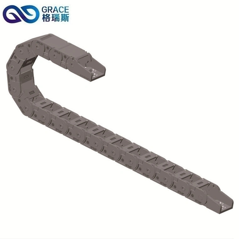 Black Nylon Cable Chain for Cylinder Boring Machine