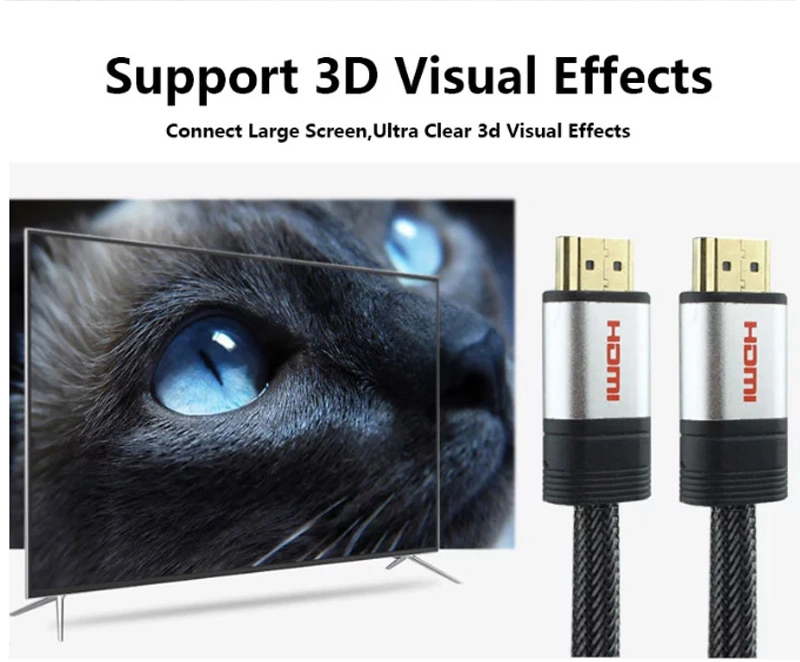High Speed Premium HDMI Cable Support Ethernet 4K HDMI to HDMI Cable