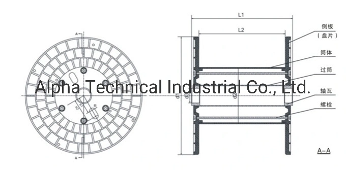 Metal Cable Puller Wire Durm Bobbin, Custom Mild Steel Wire Spool, Cable Steel Wire Drum/