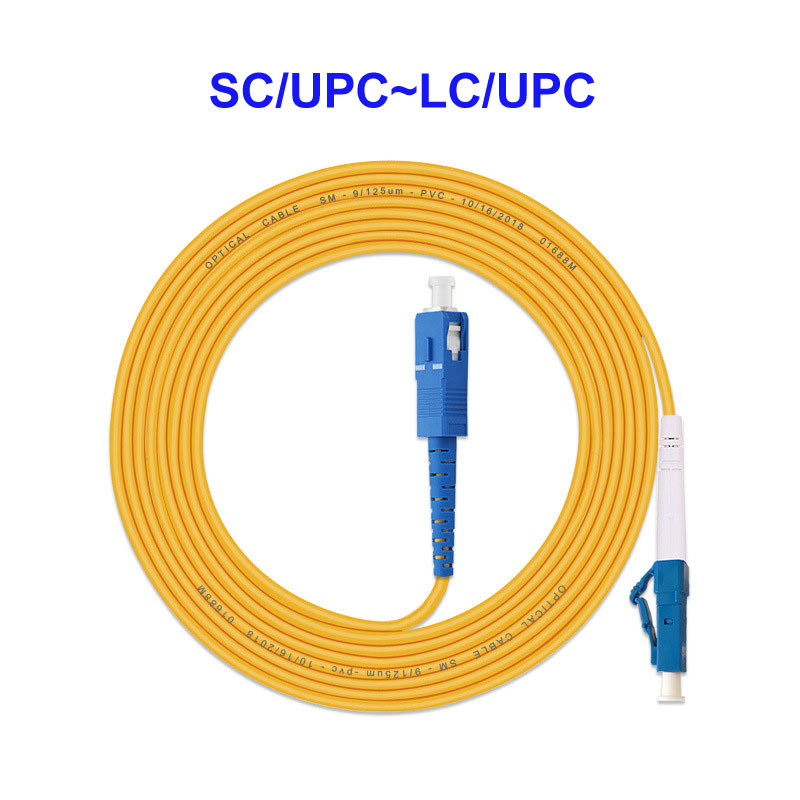 Optical Fiber Pigtail Sc/Upc~LC/Upc Single-Mode 1-Core Carrier-Grade OS2 Fiber Cable