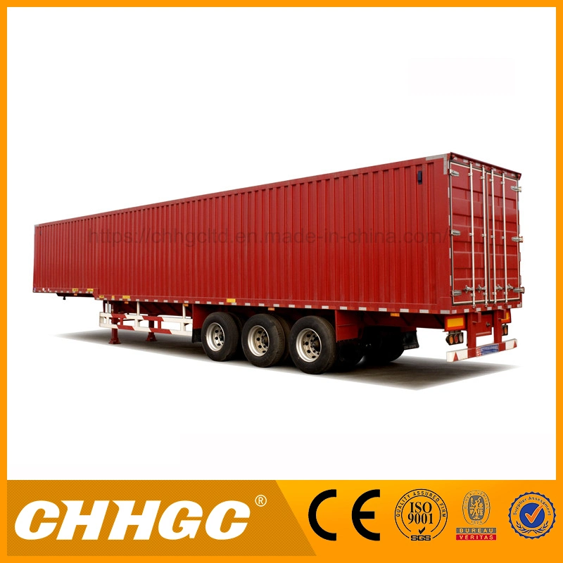 Chhgc 3 Axles Enclosed Van Transport Semi Trailers