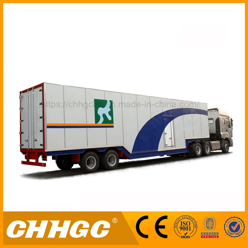 Chhgc 3 Axles Enclosed Van Transport Semi Trailers
