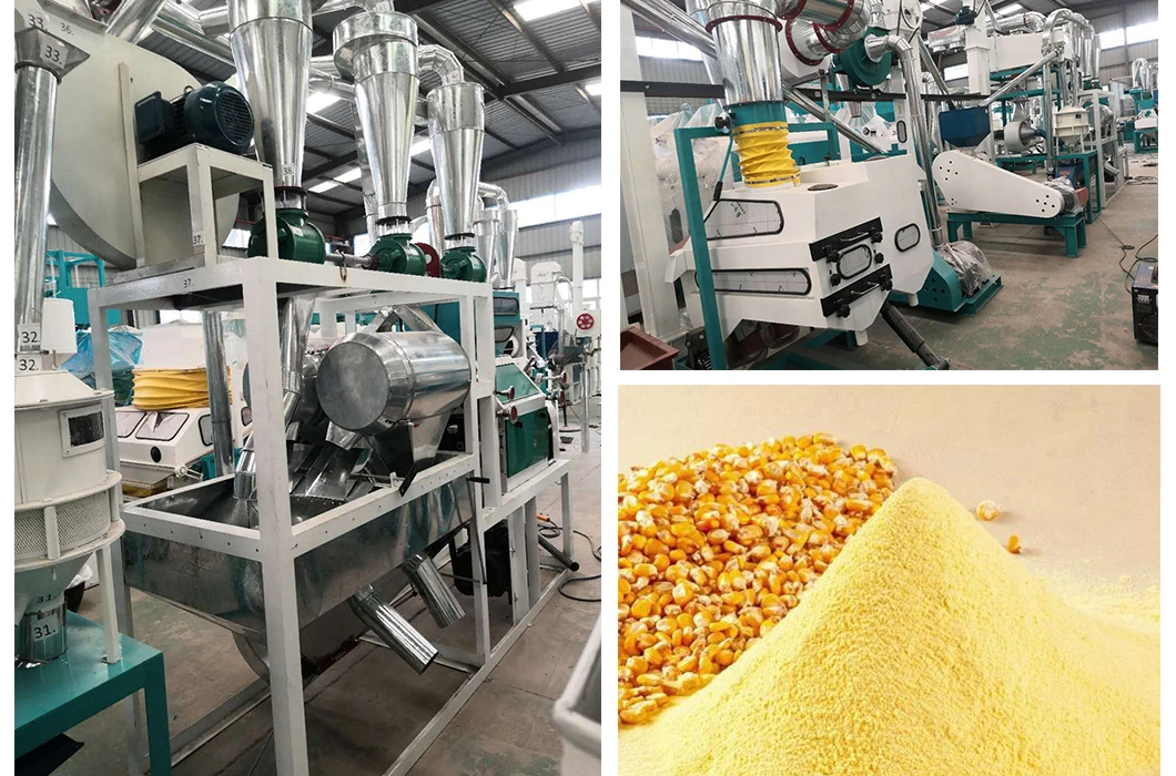 Industrial Maize Corn Flour Mill Plant/Corn Grits Making Machine/Corn Semolina Processing Machine