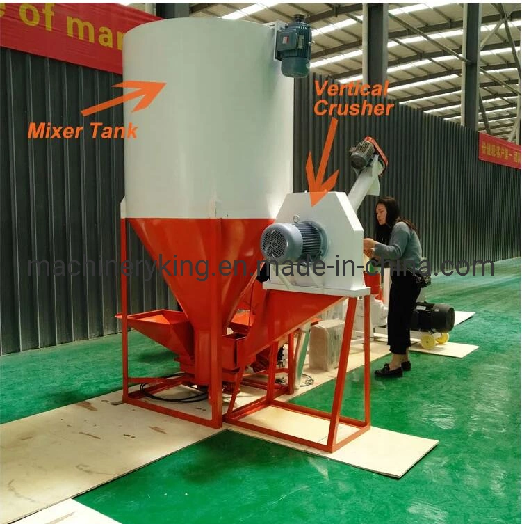 Feed Crusher Mixer Combined Machine for Grain Crushing and Mixing