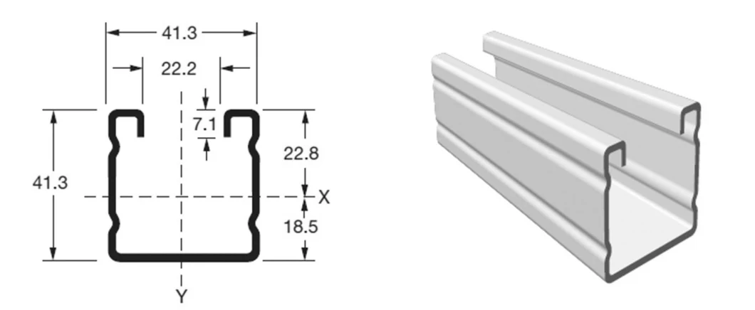 HDG and Zp Spring Nut with Long Spring for C Strut Channel