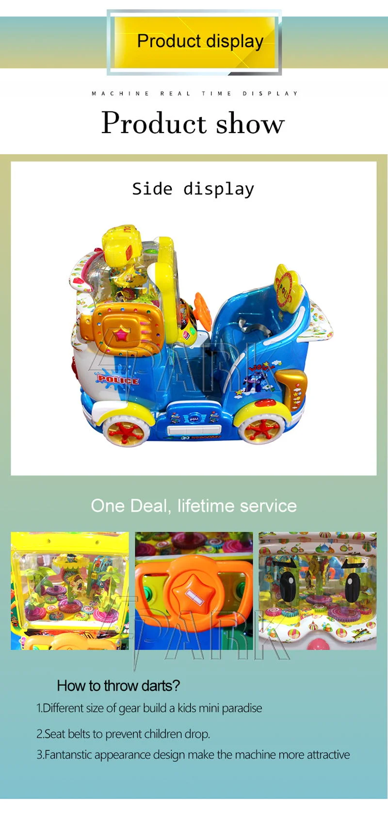 Amusement Park Kids Joybay Swing Car Plasma Car Plastic Material Cheap Price for Sale