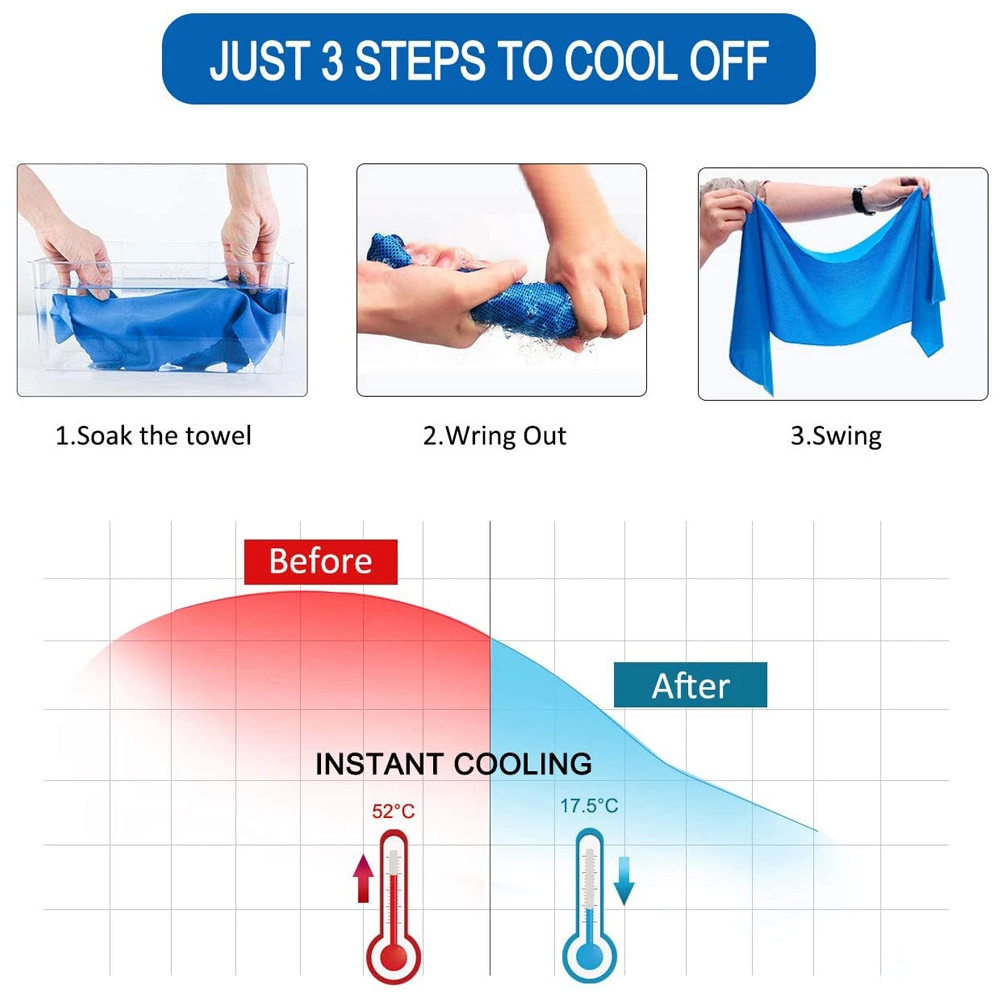 China Manufacturer Best Selling Quick Dry Cooling Towel for Sports