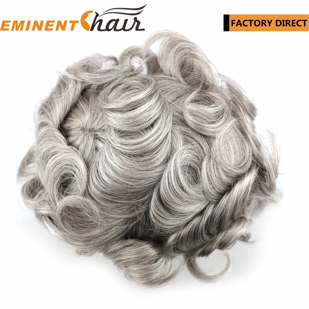 Grey Hair Men's Hair Replacement--Factory Direct Hair Replacement