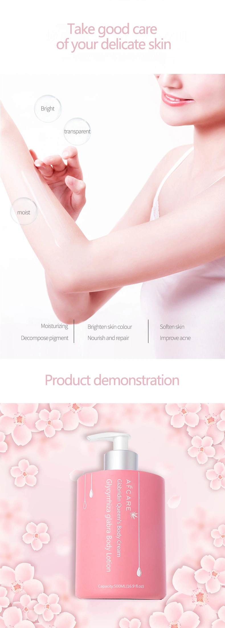 Aichun Beauty Best Moisturizing Quick 3 Days Body Lotion Natural Care Black Skin Whitening Cream