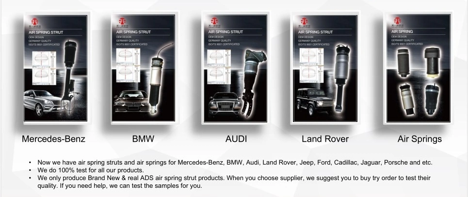 4PCS Rear Air Suspension Shocks Air Springs W/Ads for Mercedes W164 X164 Gl Ml