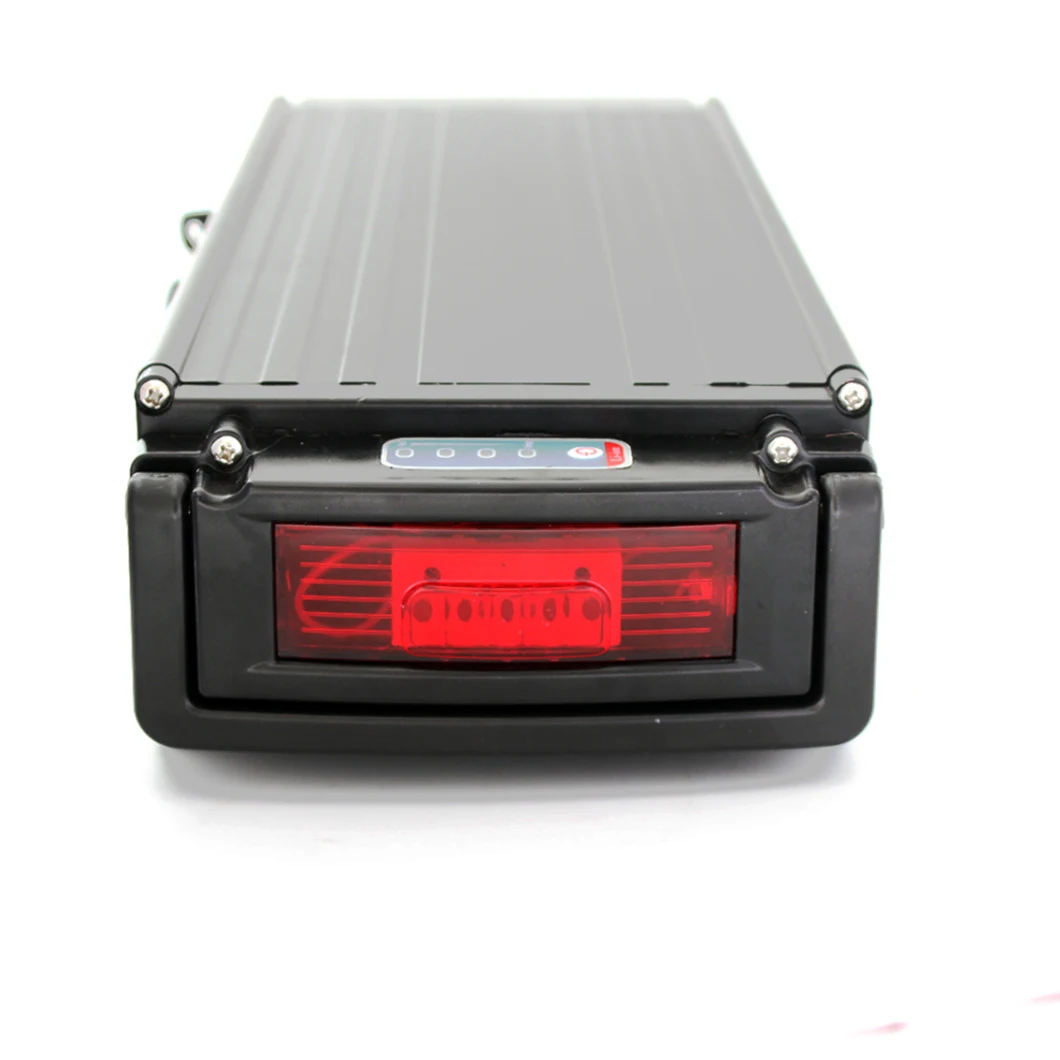 Rear Rear 48V Electric Bicycle Battery 15ah 18650 Lithium Battery Pack for 750W/1000W Motor