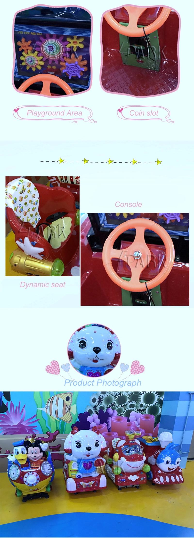 Amusement Park Kids Joybay Swing Car Plasma Car Plastic Material Cheap Price for Sale