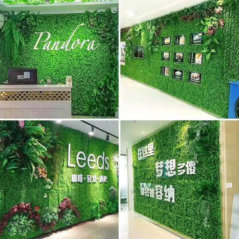 Fire Retardant UV Resistant Decorative Artificial Wall Plant Outdoor in Hot Sale