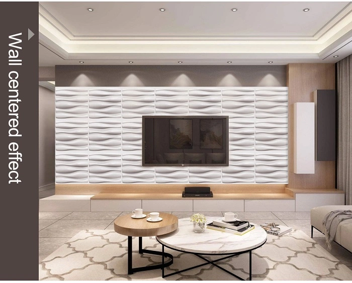 2020 New Design Interior Decoration 3D Wall Panel Price PVC 3D Wall Panels for Wall