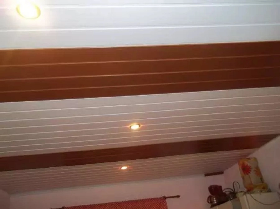 Wood Grain Customized Design PVC Ceiling Panel Suspended Ceiling Tiles