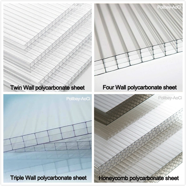 10mm Twin-Wall Polycarbonate Wall of Sound Proof for Expressway Sheet