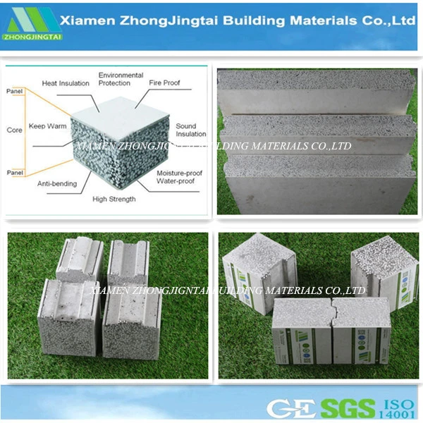 Sound Proof Foam Core Sandwich Wall Panel for Exterior Partition Wall