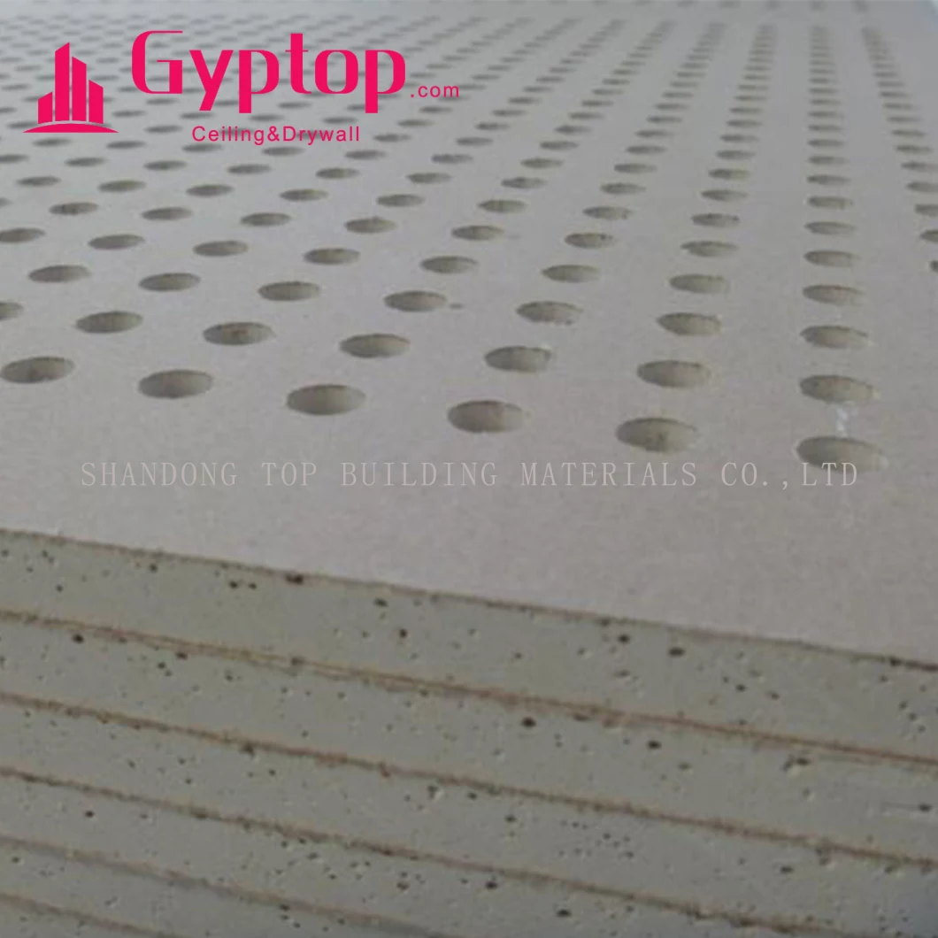 Acoustic PVC Gypsum Ceiling Board /Perforated Gypsum Ceiling