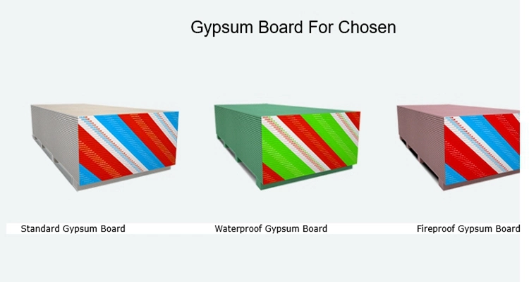 Fireproof Waterproof Drywall Gypsum Board