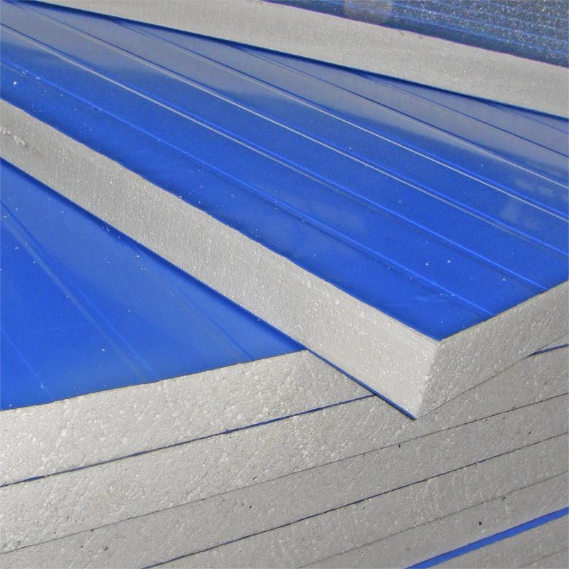 Low Price Waterproof Insulated EPS Sandwich Panel Insulated Double-Steel Roofing Wall Panels