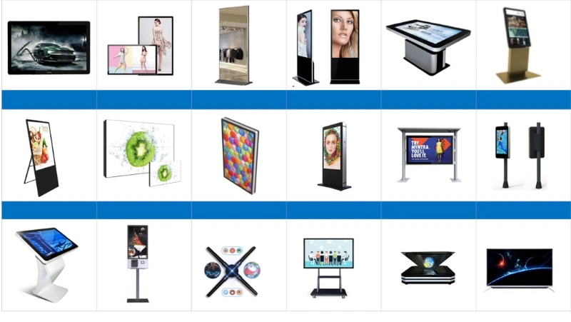 Super Slim Ad Price Tags Ceiling Mounted LED Advertising Player Digital Displays Bar LCD Screen
