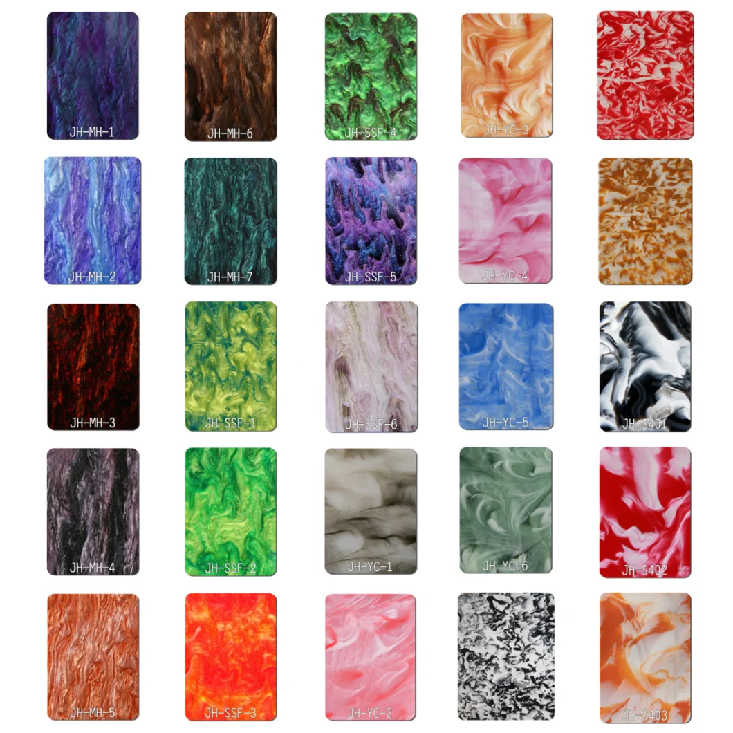 Different Types Pattern Cast Acrylic Sheet Plexiglass Panel