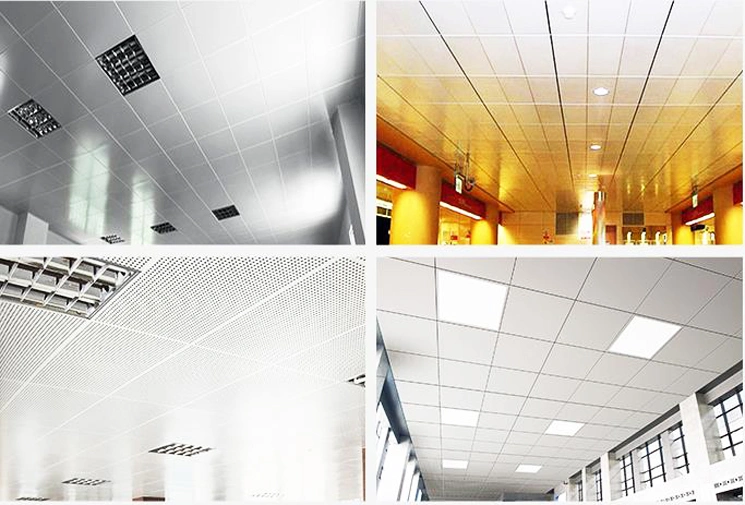 Decorative Metal Suspended Aluminum False Ceiling Design (300*300, 600*600, 600*1200)