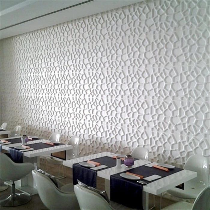 Light Weight KTV Home Theatre Interior Decorative Wall Panels, Luxury Curved Wall Decoration 3D Wall Panel