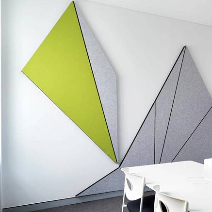 Polyester Sound Absorbing Pet Felt Ceiling Acoustic Panels