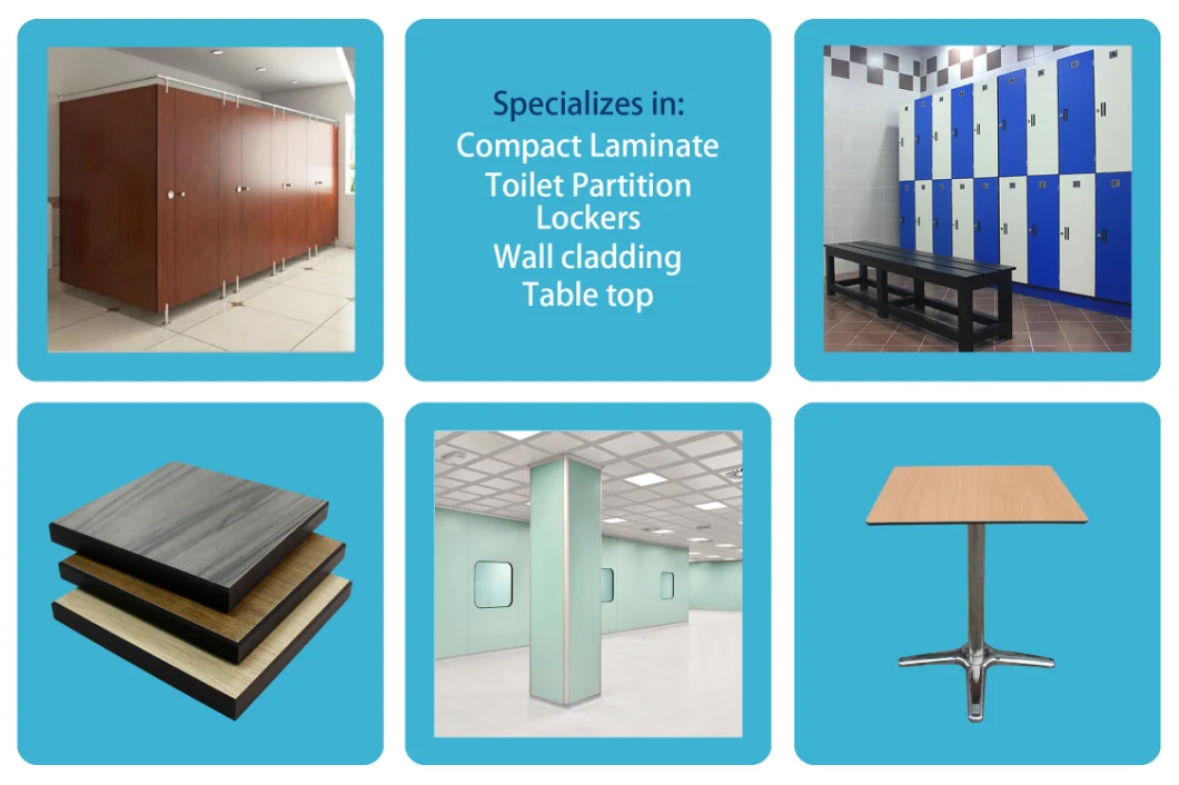 High Density Laminate HPL Panel Compact Laminate Board