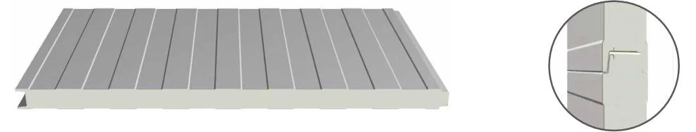 930mm1000mm Heat Insulated PU Sandwich Panels for Cold Room