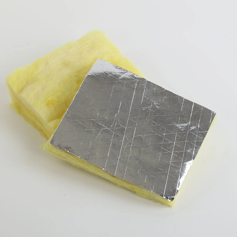 Rigid Yellow Roof Thermal Heat Insulation Glass Wool Blanket Nanomter Micropore Soundproof Board Felt Roll