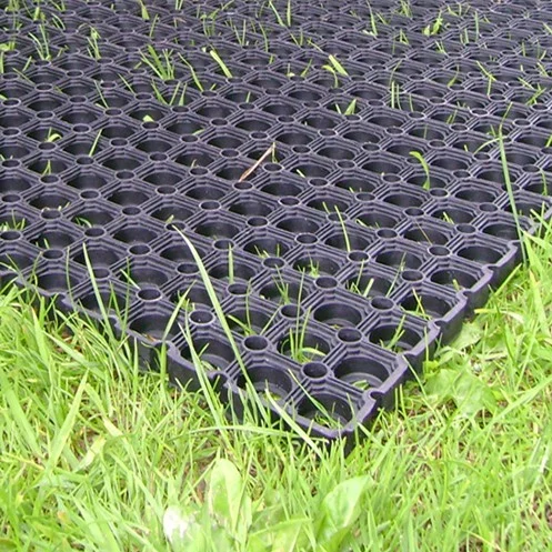 Drainage Rubber Mat, Anti-Slip Floor Mat, Fire-Resistant Rubber Flooring